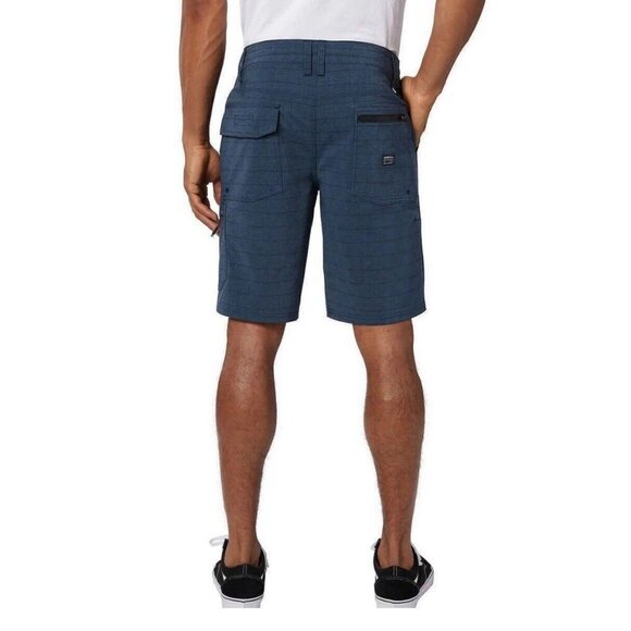 O'NEILL MEN'S CROSSOVER HYBRID SHORTS DARK NAVY, 40W NWT 4 Way Stretch Quick Dry - Picture 2 of 10